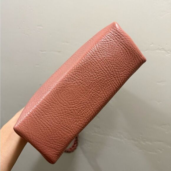 Handmade Genuine Cowhide Leather Metal Frame Push-lock Shoulder Bag/Crossbody - Picture 16 of 16